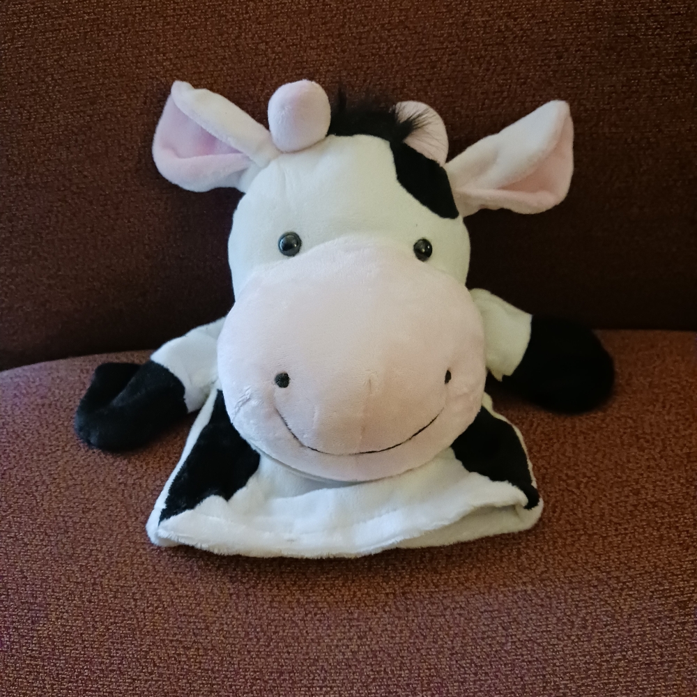 Cute Cow Plush Hand Puppet